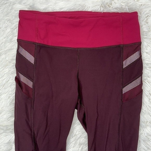 Lululemon Illumina Crop Bordeaux Drama / Bumble Berry - Picture 2 of 7